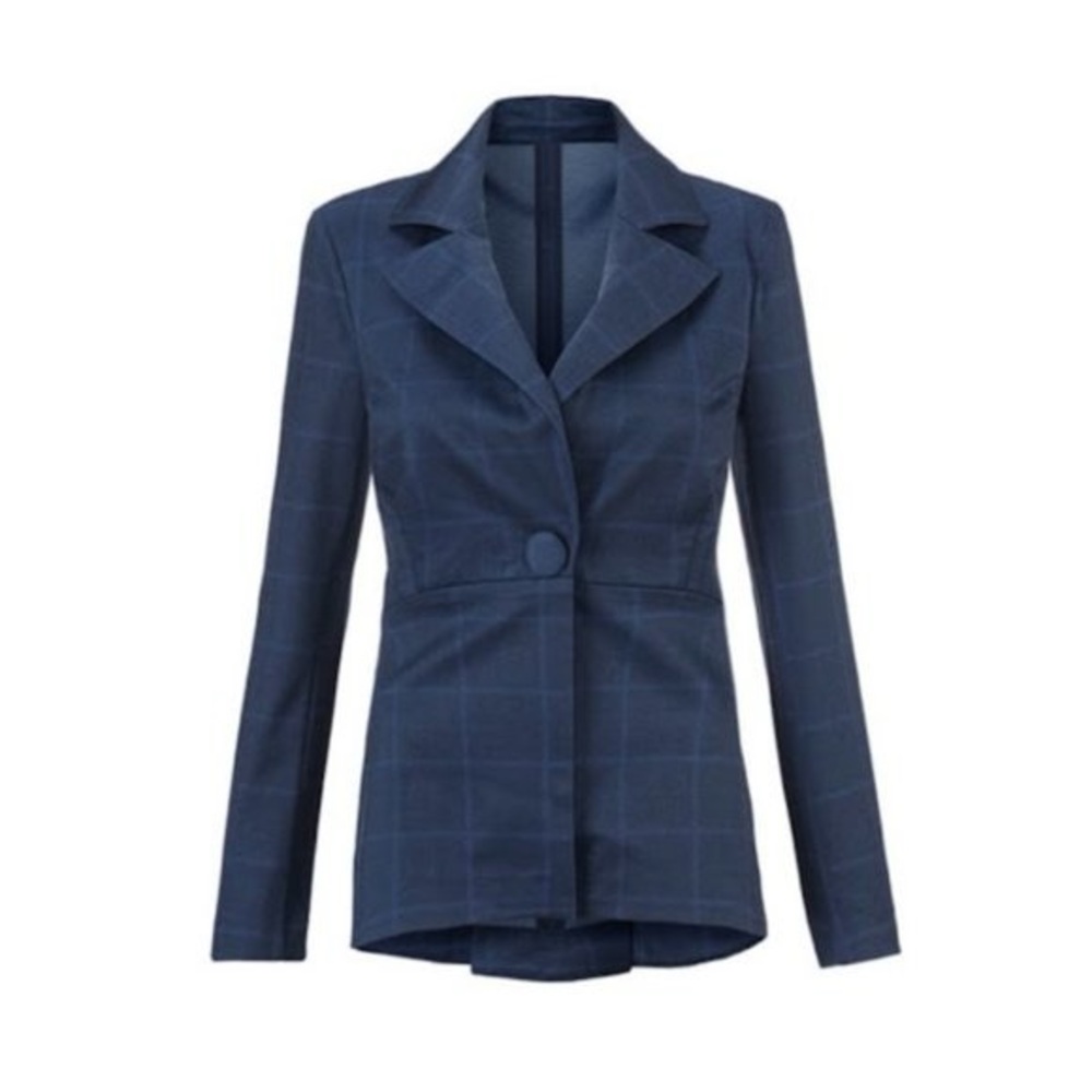 Cabi Cinched Blazer in Deep Blue
